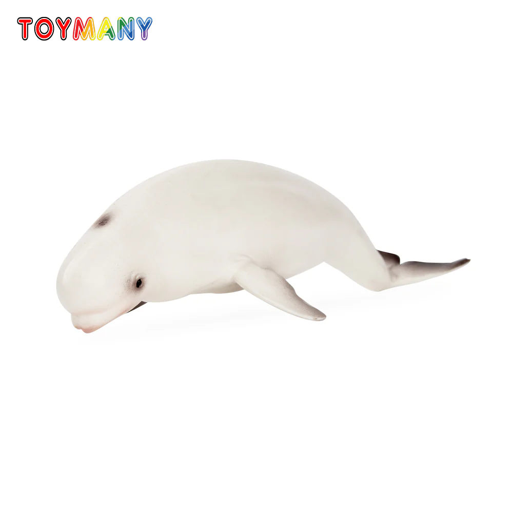Marine Aquarium Decorations - Toymany simulação beluga baleia oceano modelo