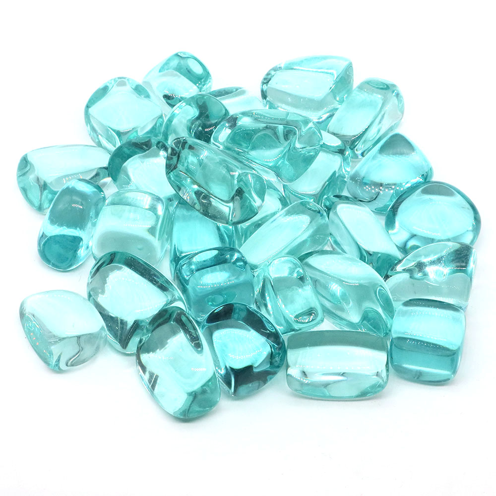 Marine Aquarium Gravel - Oceano azul obsidiana pedras caídas cristais