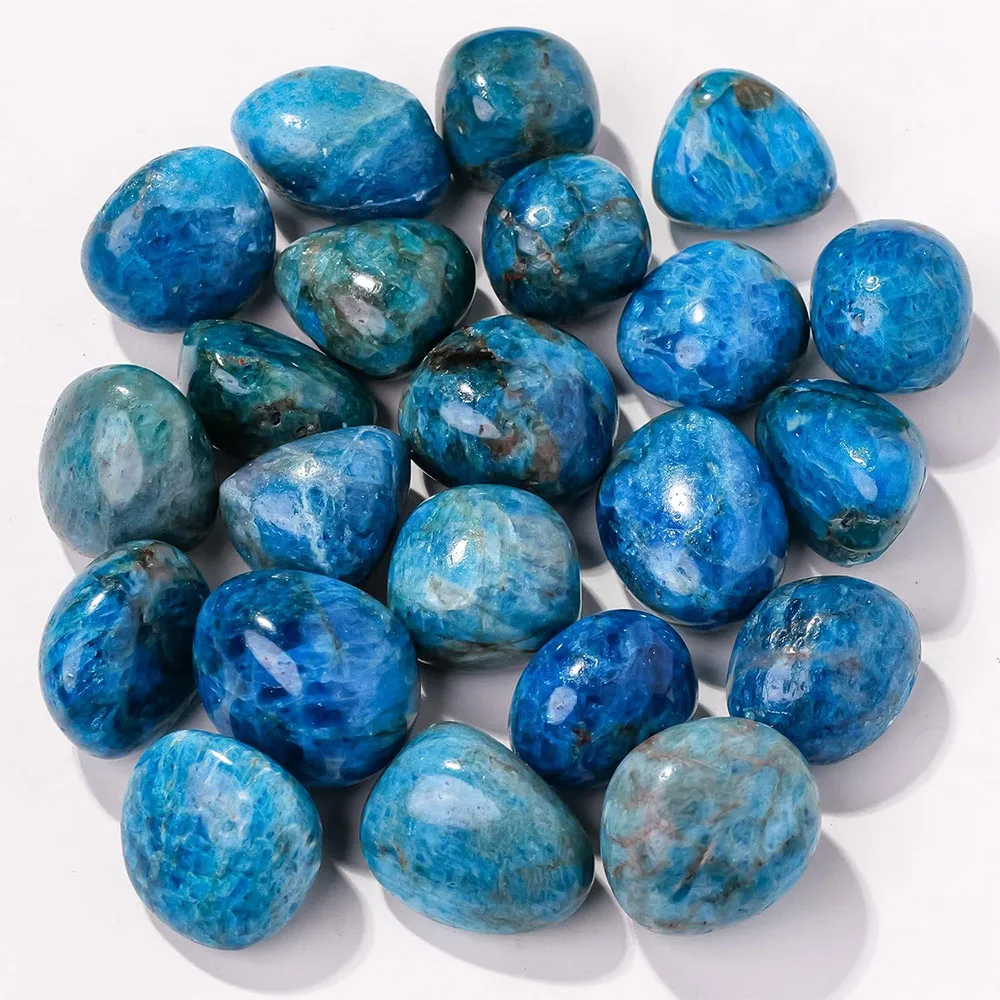 Marine Aquarium Gravel - Cristais de Quartzo Apatita Azul Natural