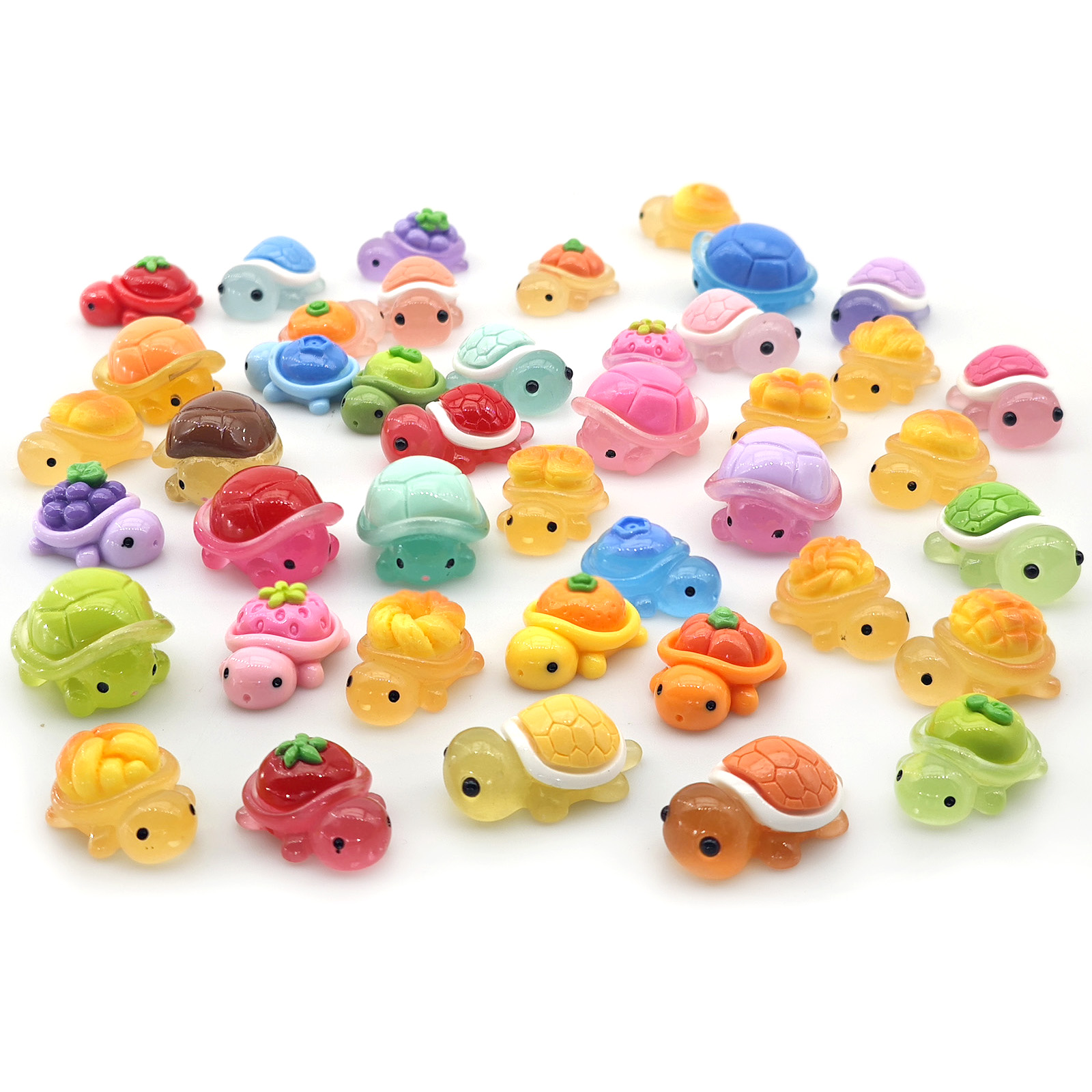 Marine Aquarium Decorations - Mini oceano resina tartaruga animais minúsculos