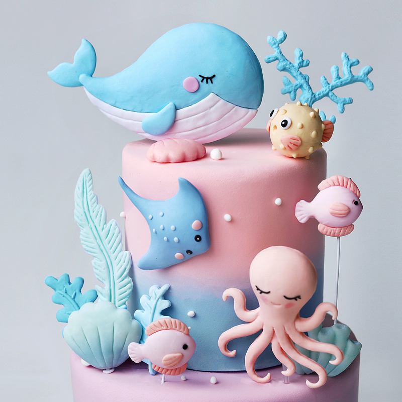 Oceano polvo baleia decorações - Marine Aquarium Decorations avaliação e preço